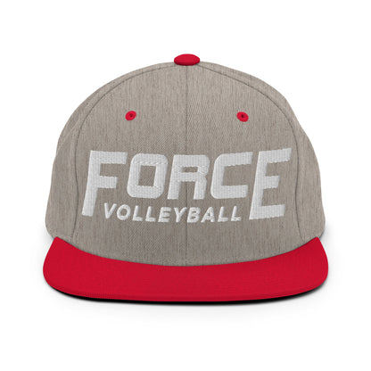 Snapback Hat | Shreveport Force Volleyball | Script Logo