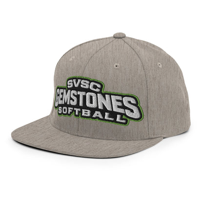 Snapback Hat | Silver Valley Gemstones | Vanguard Logo