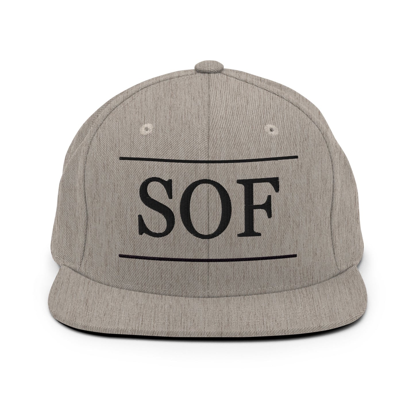 Snapback Hat | Sleepy Oaks Farm | SOF Logo