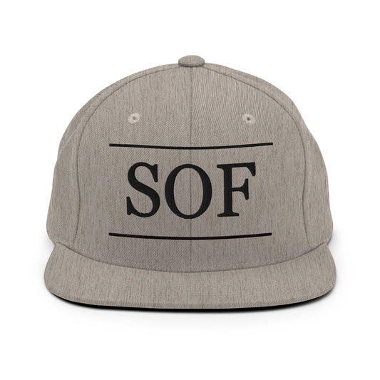 Snapback Hat | Sleepy Oaks Farm | SOF Logo