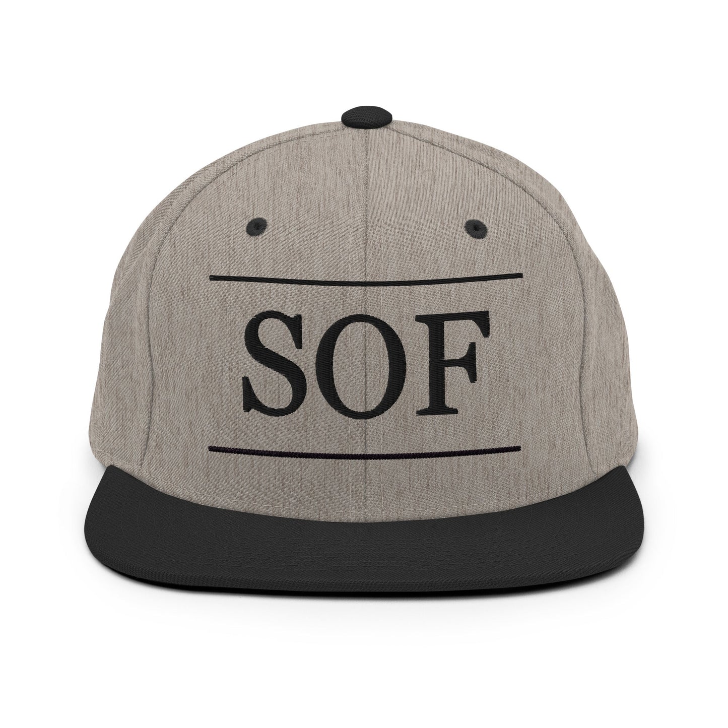 Snapback Hat | Sleepy Oaks Farm | SOF Logo