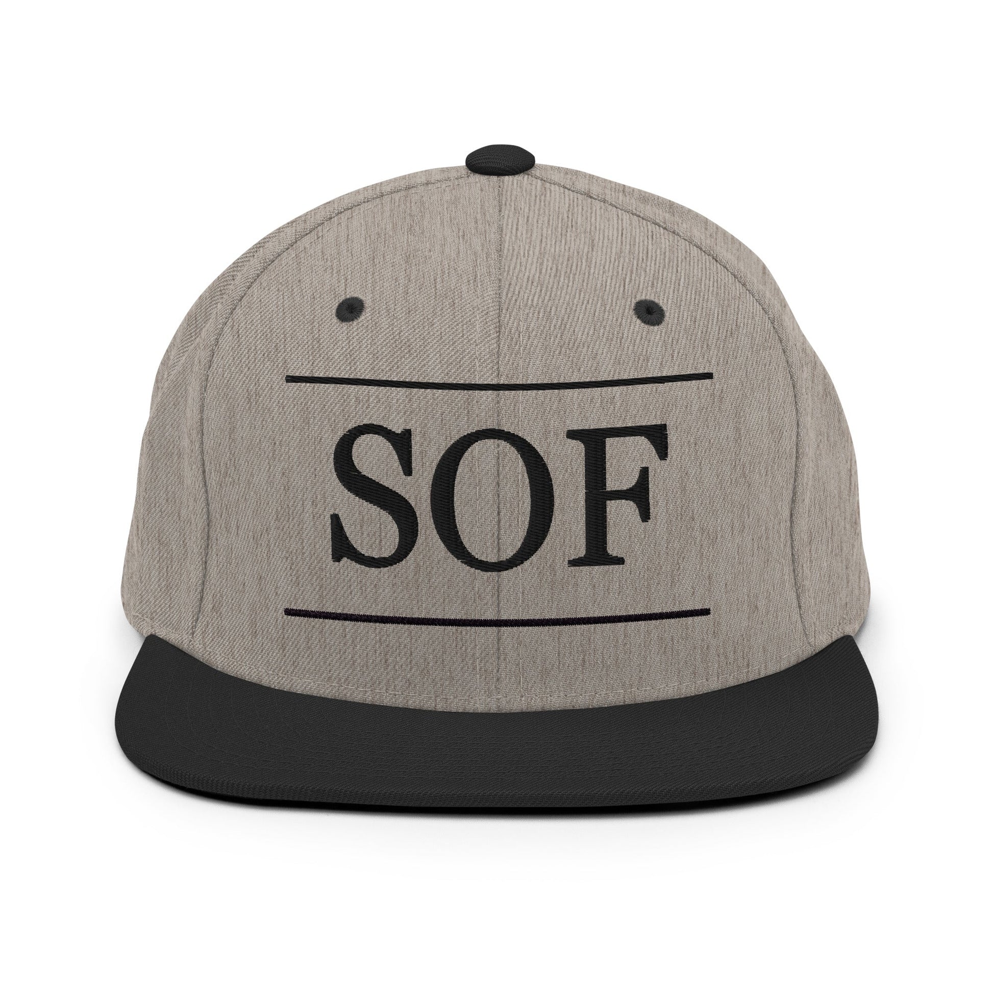 Snapback Hat | Sleepy Oaks Farm | SOF Logo