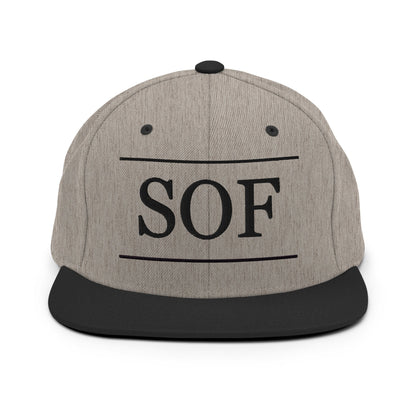 Snapback Hat | Sleepy Oaks Farm | SOF Logo