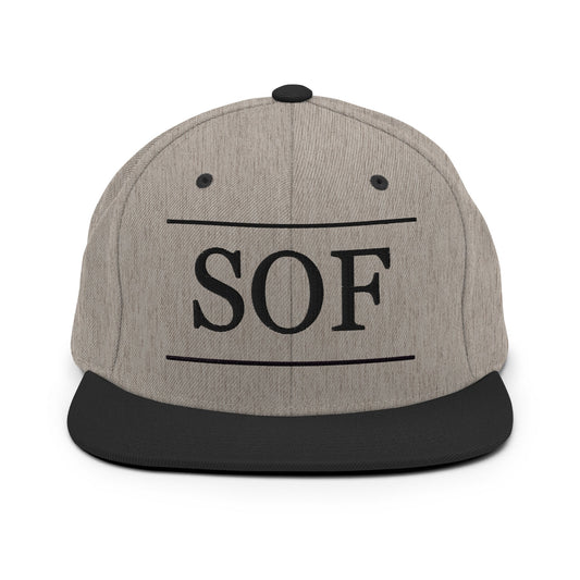 Snapback Hat | Sleepy Oaks Farm | SOF Logo