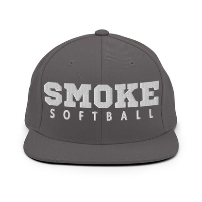 Snapback Hat | Smoke 14U Softball | Modern Script Logo