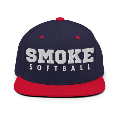 Snapback Hat | Smoke 14U Softball | Modern Script Logo