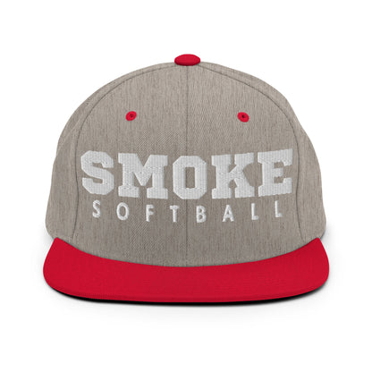 Snapback Hat | Smoke 14U Softball | Modern Script Logo