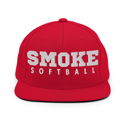 Snapback Hat | Smoke 14U Softball | Modern Script Logo