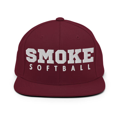 Snapback Hat | Smoke 14U Softball | Modern Script Logo