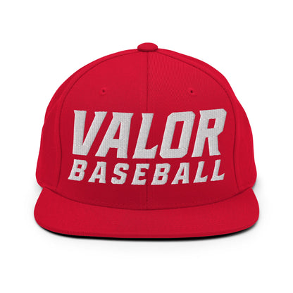 Snapback Hat | South Bend Valor Baseball | Emblem Logo