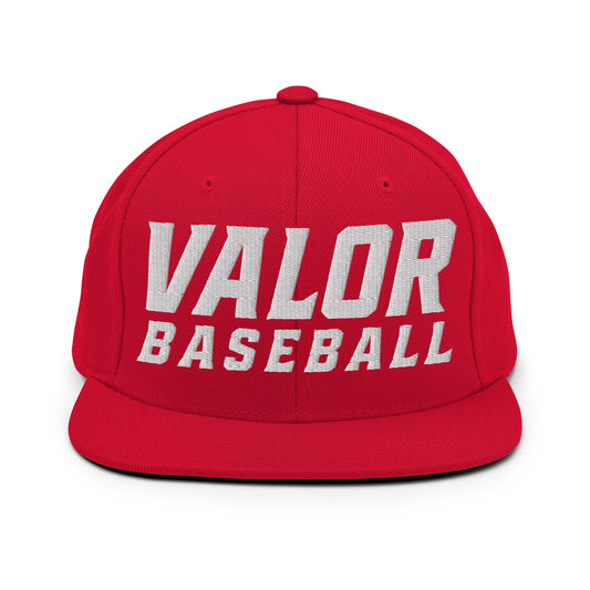 Snapback Hat | South Bend Valor Baseball | Emblem Logo