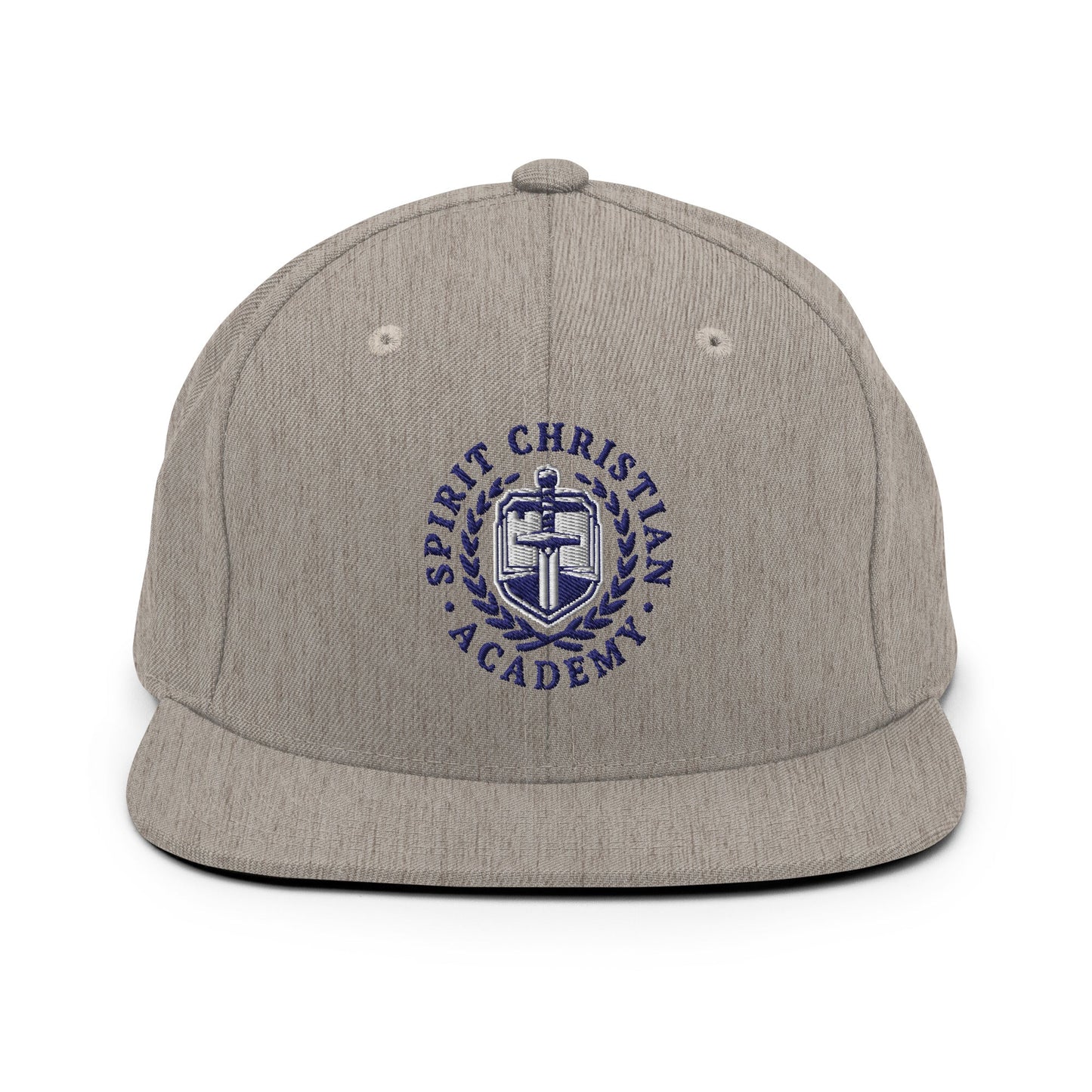 Snapback Hat | Spirit Christian Academy | Navy Script Logo