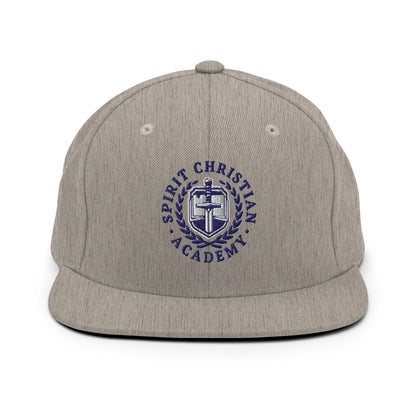 Snapback Hat | Spirit Christian Academy | Navy Script Logo