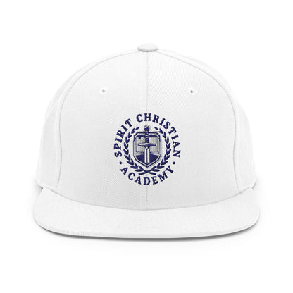 Snapback Hat | Spirit Christian Academy | Navy Script Logo