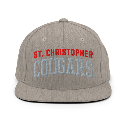 Snapback Hat | St. Christopher Cougars | Classic Logo