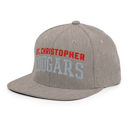 Snapback Hat | St. Christopher Cougars | Classic Logo