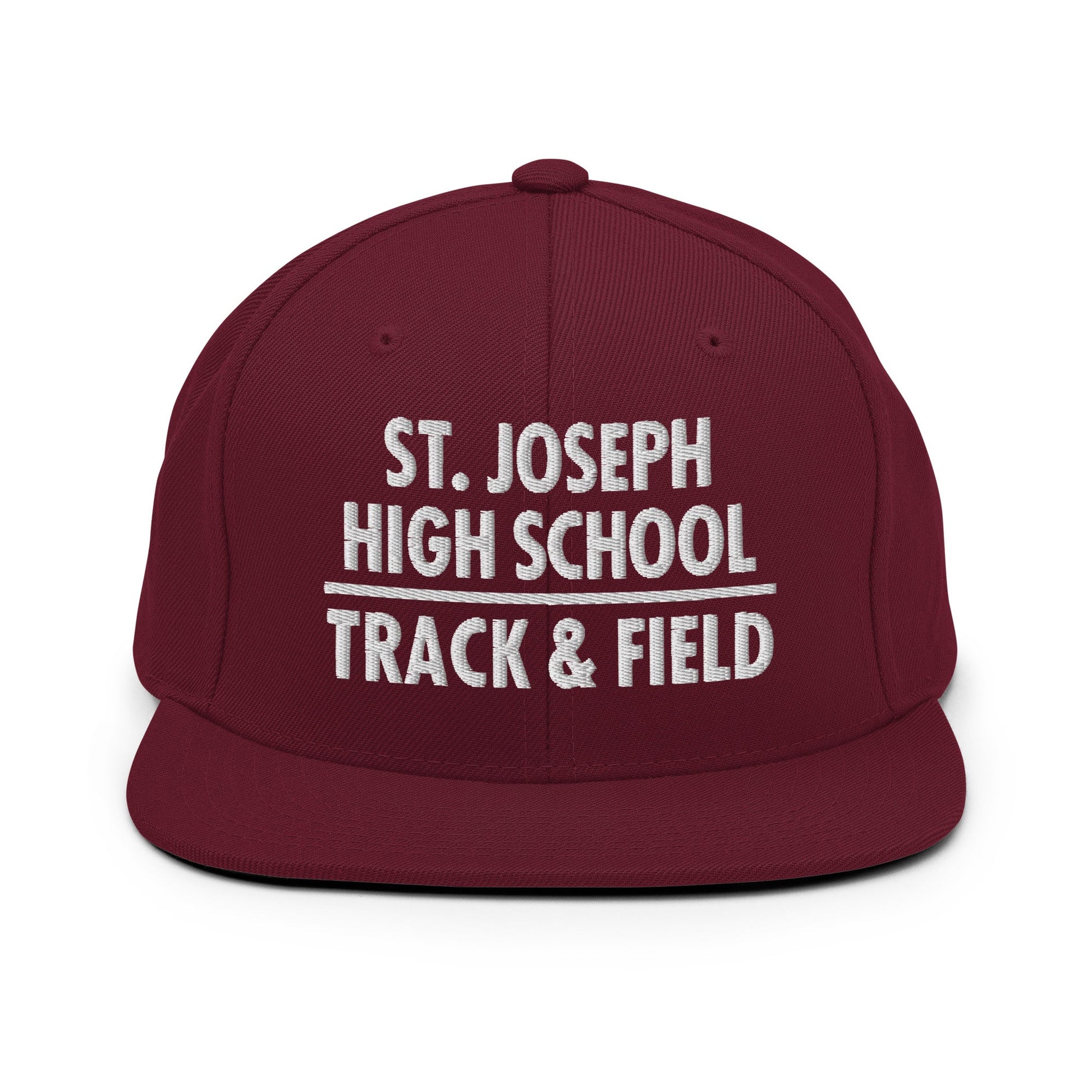 Snapback Hat | St. Joseph High School - Track & Field | Crest Logo