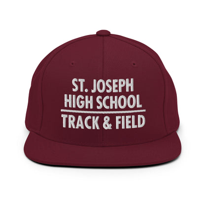 Snapback Hat | St. Joseph High School - Track & Field | Crest Logo