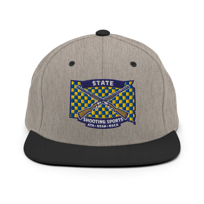 Snapback Hat | State Shooting Sports | Flag Logo