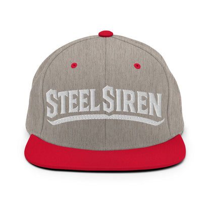 Snapback Hat | STEEL SIREN | Script Logo