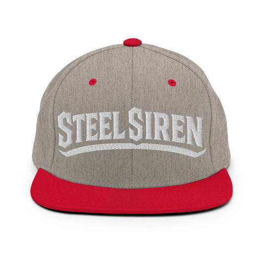 Snapback Hat | STEEL SIREN | Script Logo