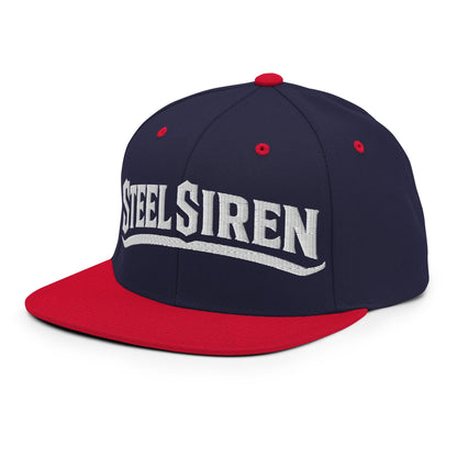 Snapback Hat | STEEL SIREN | Script Logo