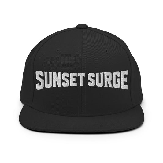 Snapback Hat | Sunset Surge All-Star Cheerleading | Crest Logo