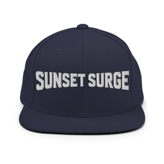 Snapback Hat | Sunset Surge All-Star Cheerleading | Crest Logo