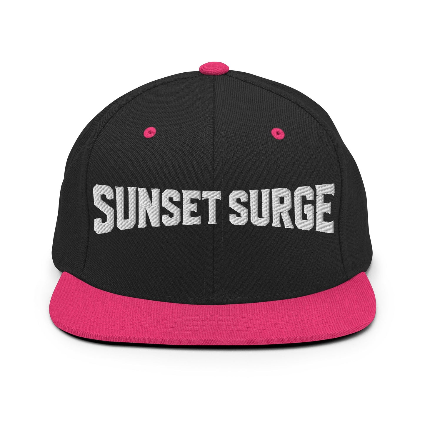 Snapback Hat | Sunset Surge All-Star Cheerleading | Crest Logo
