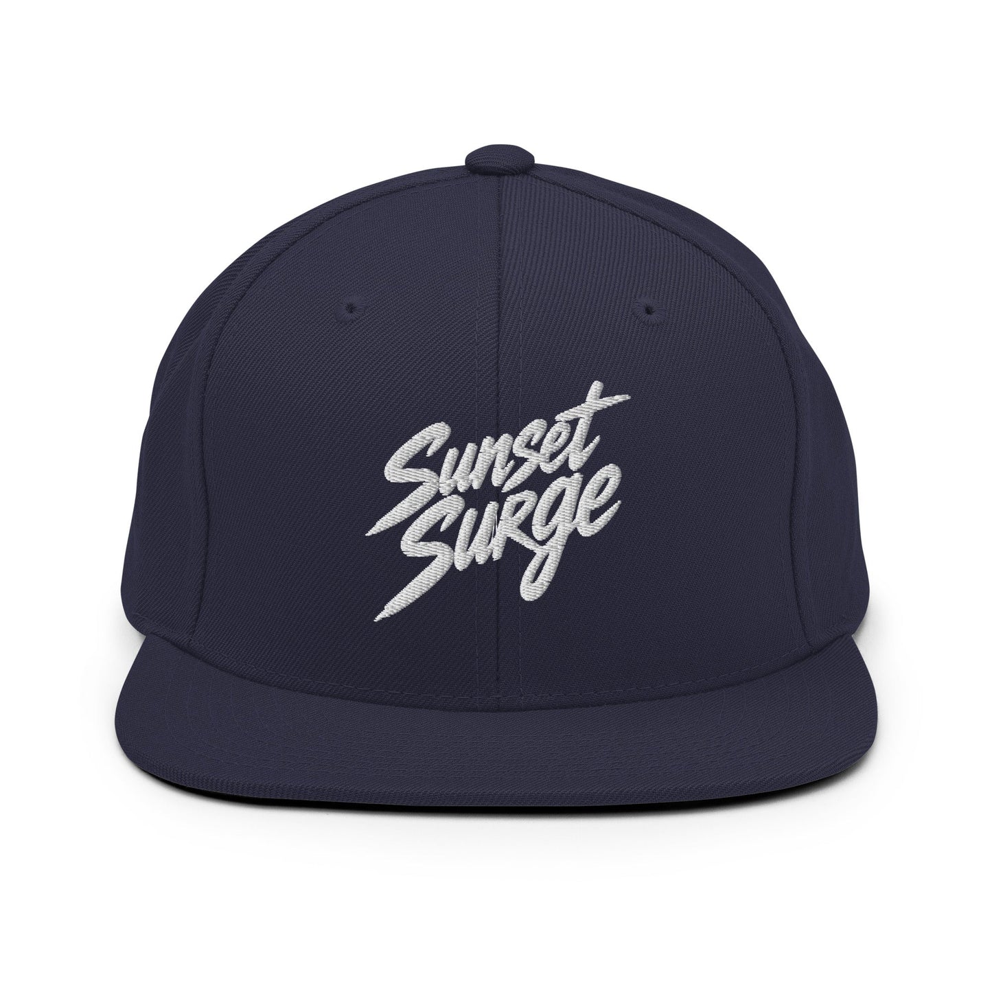 Snapback Hat | Sunset Surge All-Star Cheerleading | Neon Palm Cheer Logo