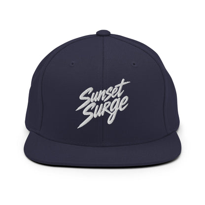 Snapback Hat | Sunset Surge All-Star Cheerleading | Neon Palm Cheer Logo