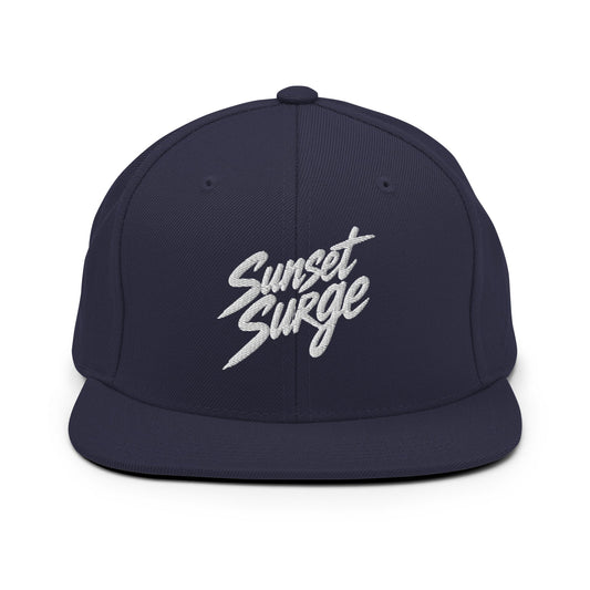 Snapback Hat | Sunset Surge All-Star Cheerleading | Neon Palm Cheer Logo