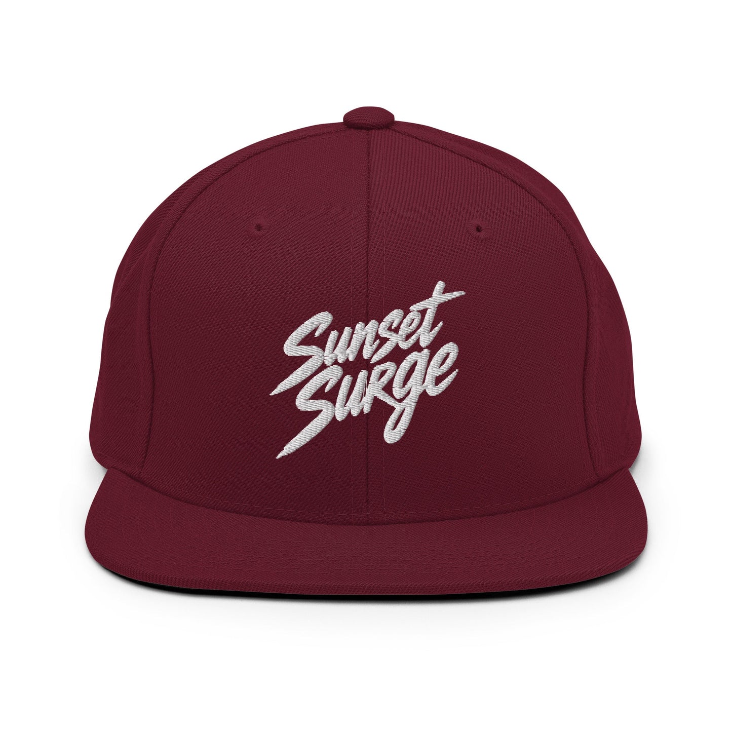 Snapback Hat | Sunset Surge All-Star Cheerleading | Neon Palm Cheer Logo
