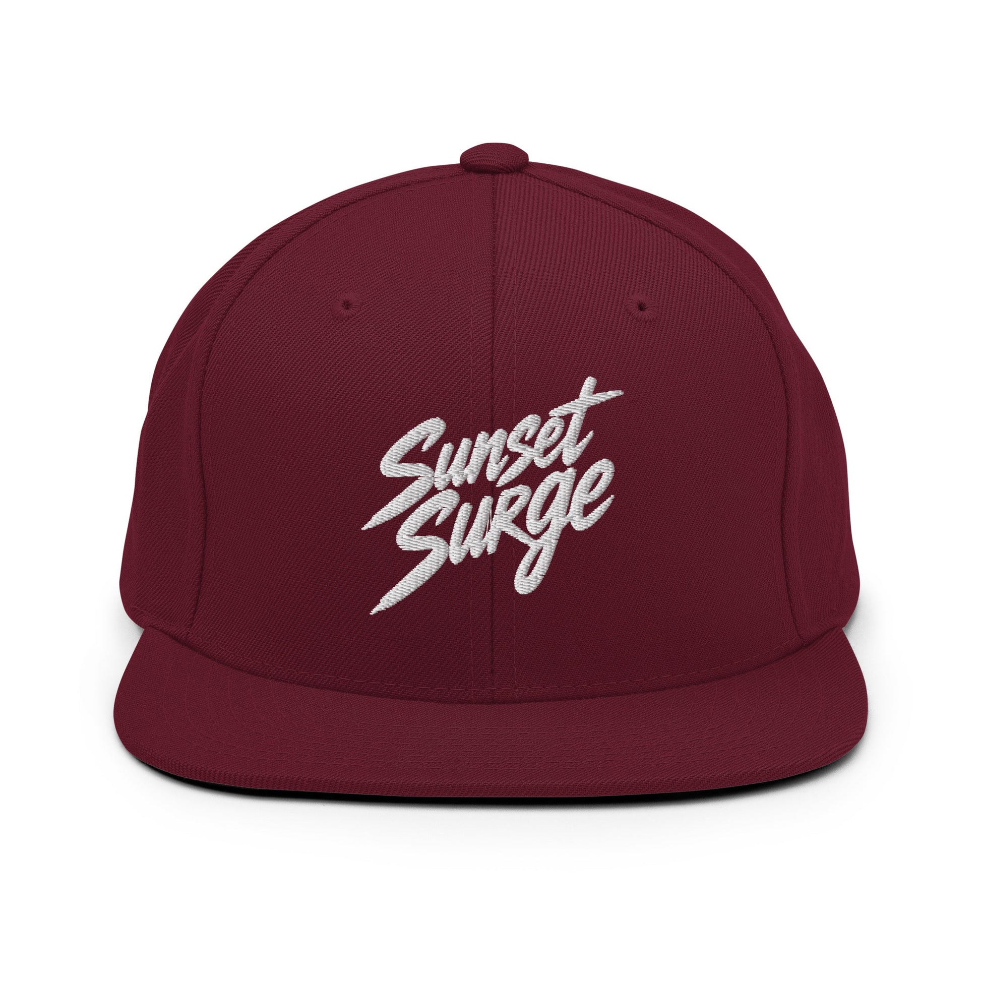 Snapback Hat | Sunset Surge All-Star Cheerleading | Neon Palm Cheer Logo