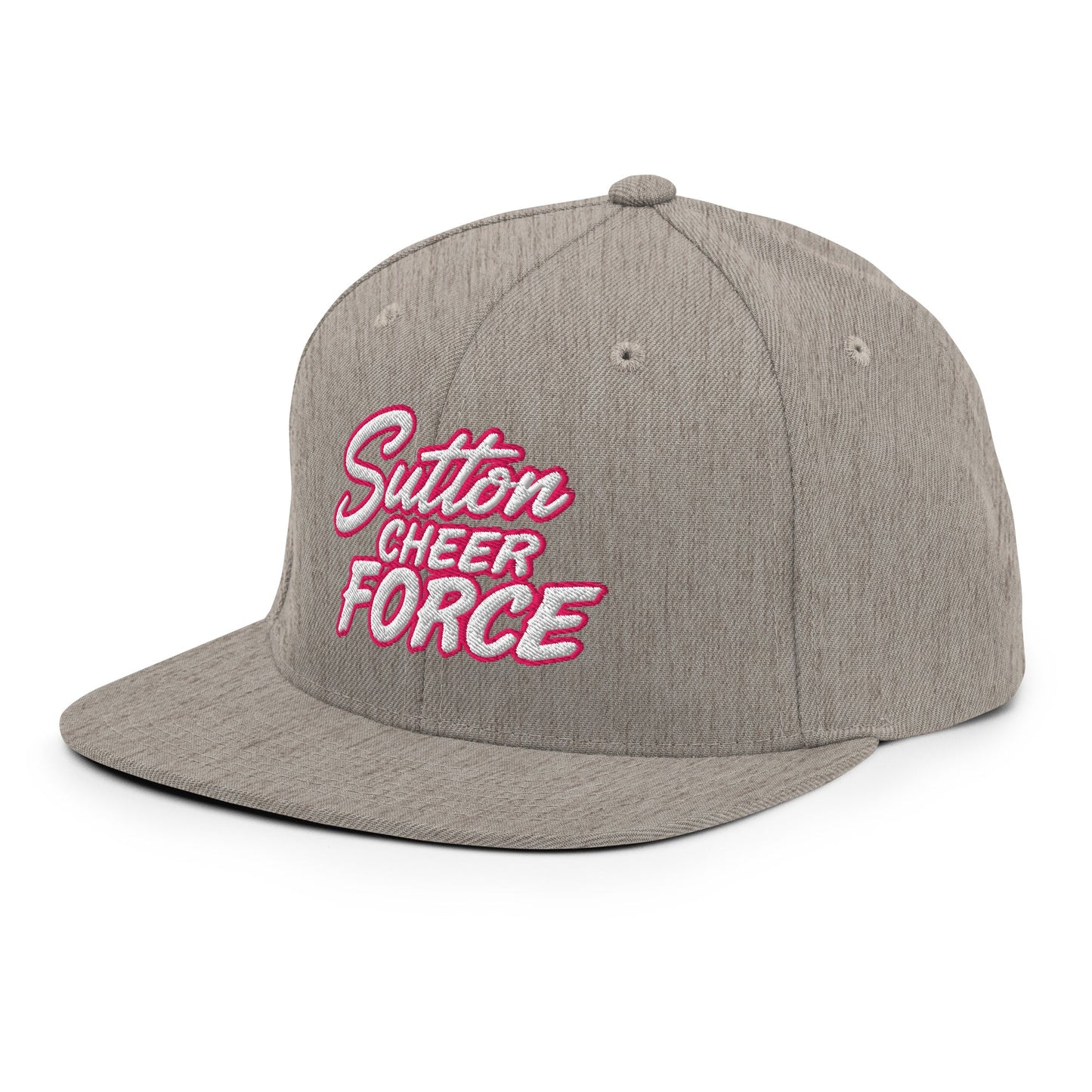 Snapback Hat | Sutton Cheer Force | Script Logo