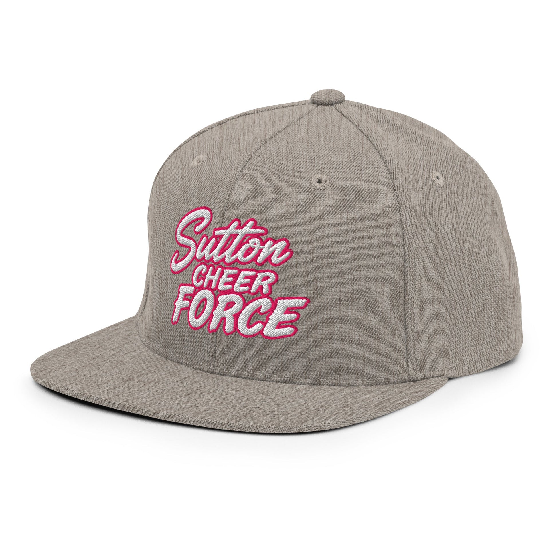 Snapback Hat | Sutton Cheer Force | Script Logo