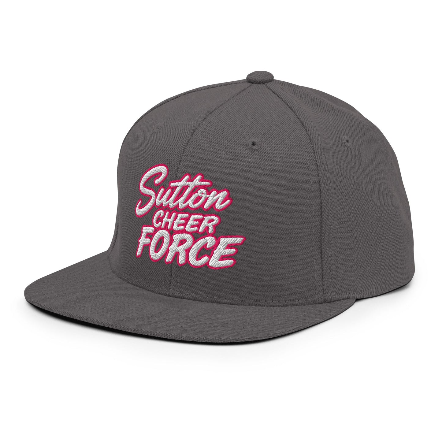 Snapback Hat | Sutton Cheer Force | Script Logo