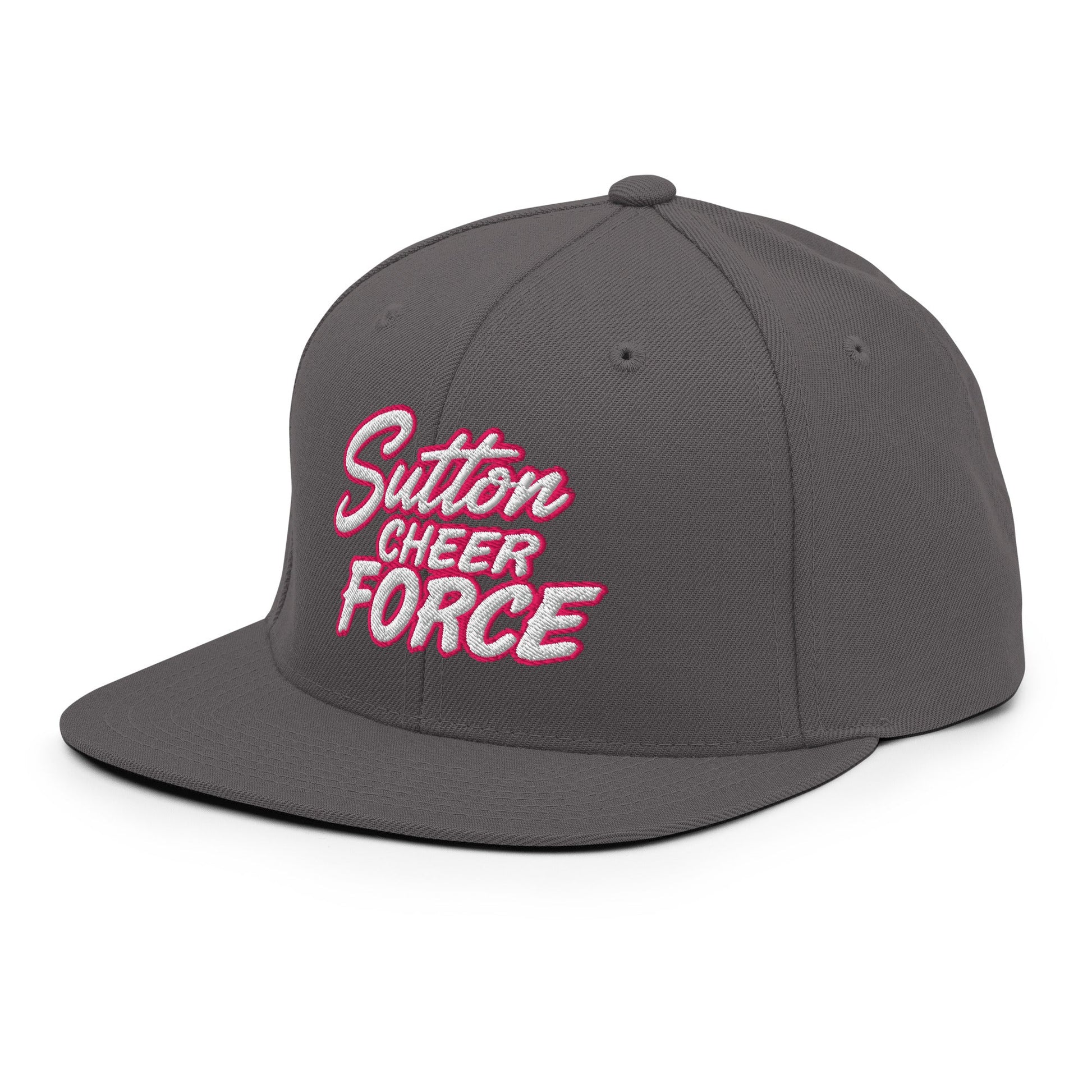 Snapback Hat | Sutton Cheer Force | Script Logo