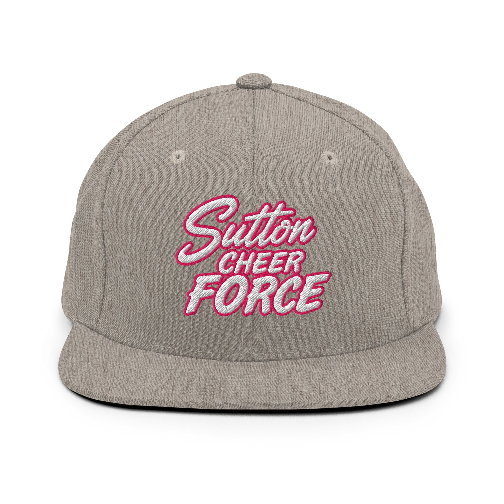Snapback Hat | Sutton Cheer Force | Script Logo