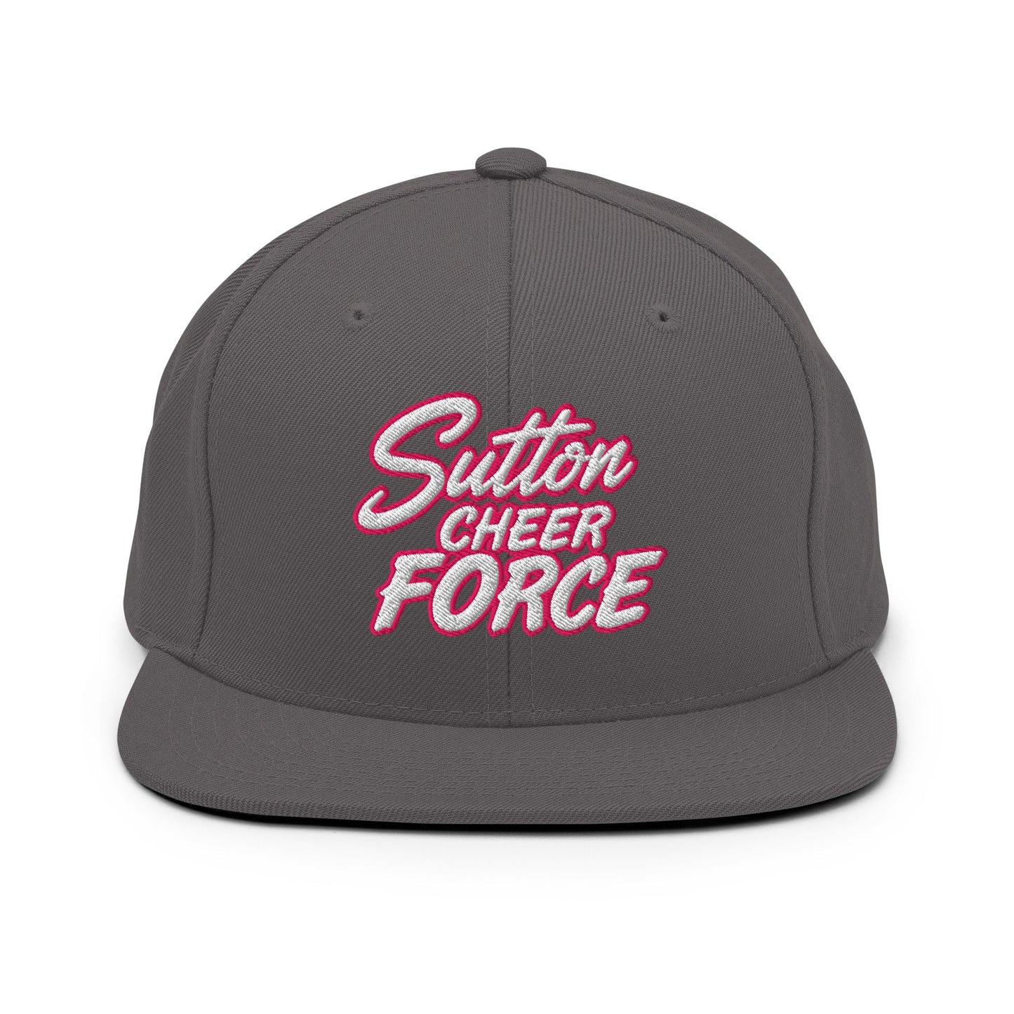 Snapback Hat | Sutton Cheer Force | Script Logo