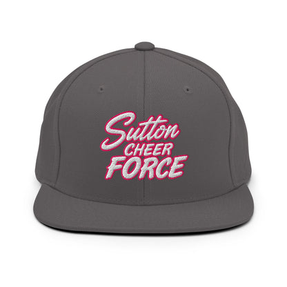 Snapback Hat | Sutton Cheer Force | Script Logo