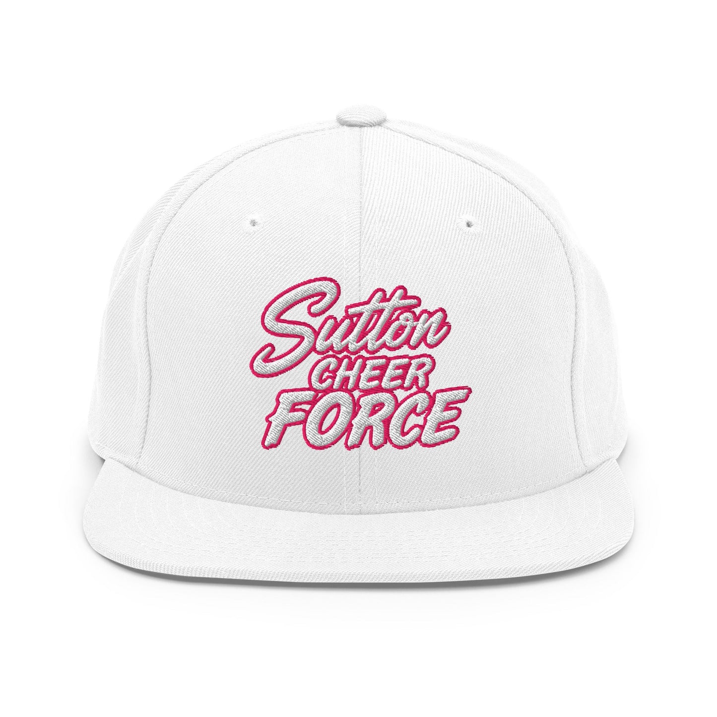 Snapback Hat | Sutton Cheer Force | Script Logo