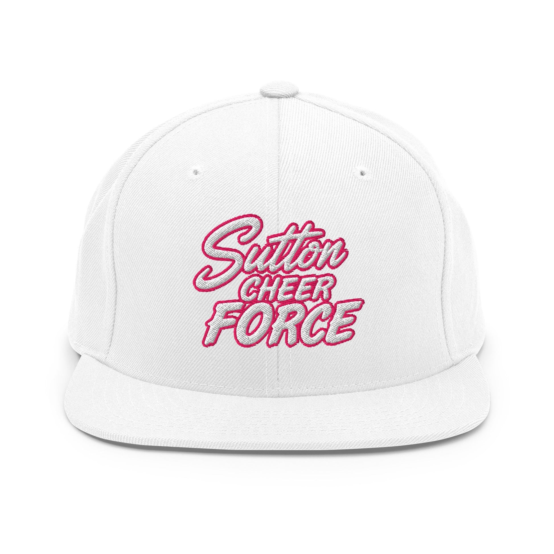 Snapback Hat | Sutton Cheer Force | Script Logo