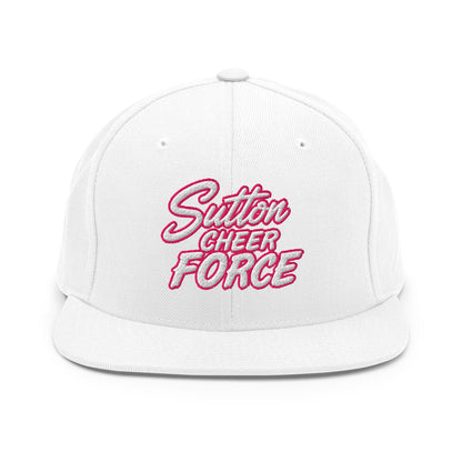 Snapback Hat | Sutton Cheer Force | Script Logo