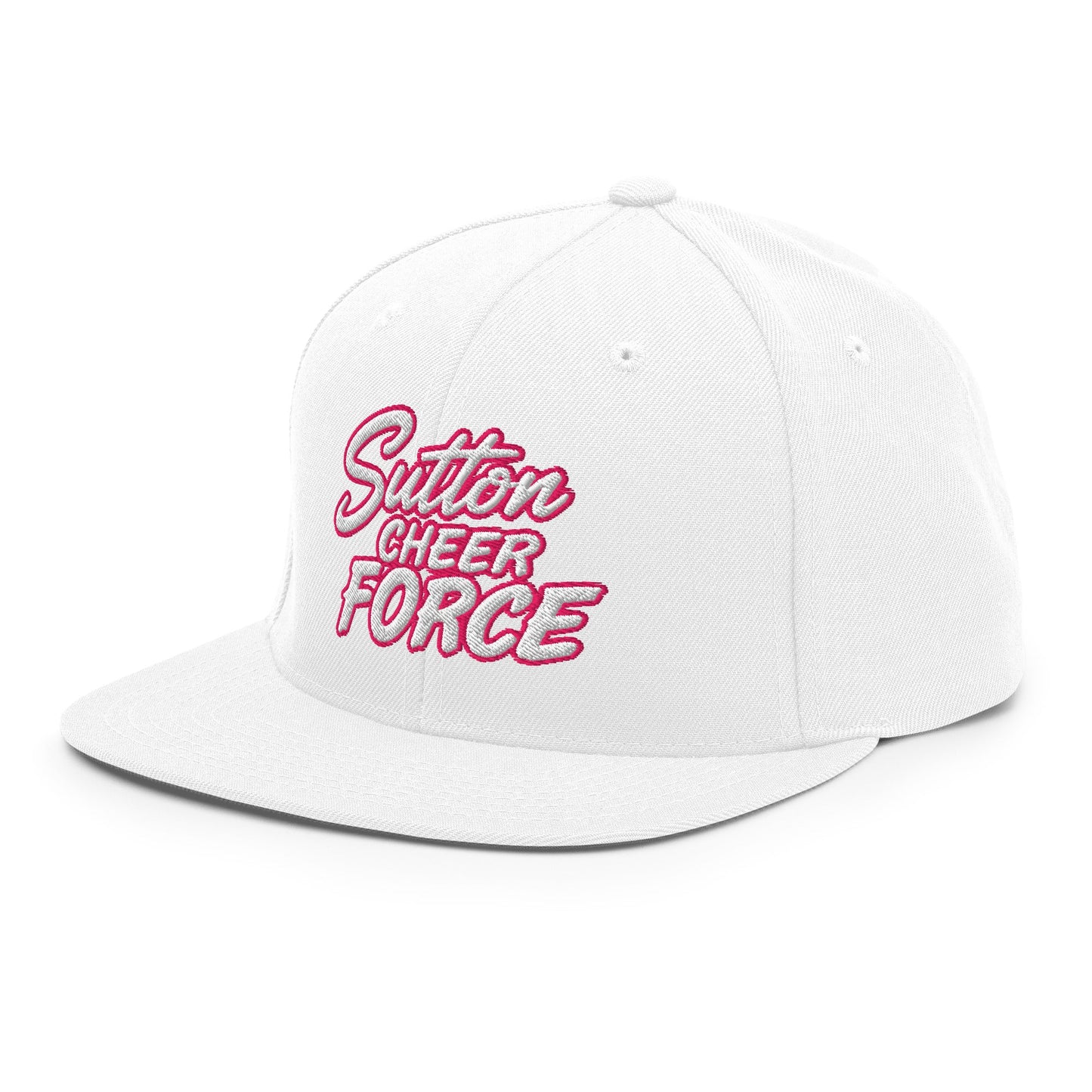 Snapback Hat | Sutton Cheer Force | Script Logo