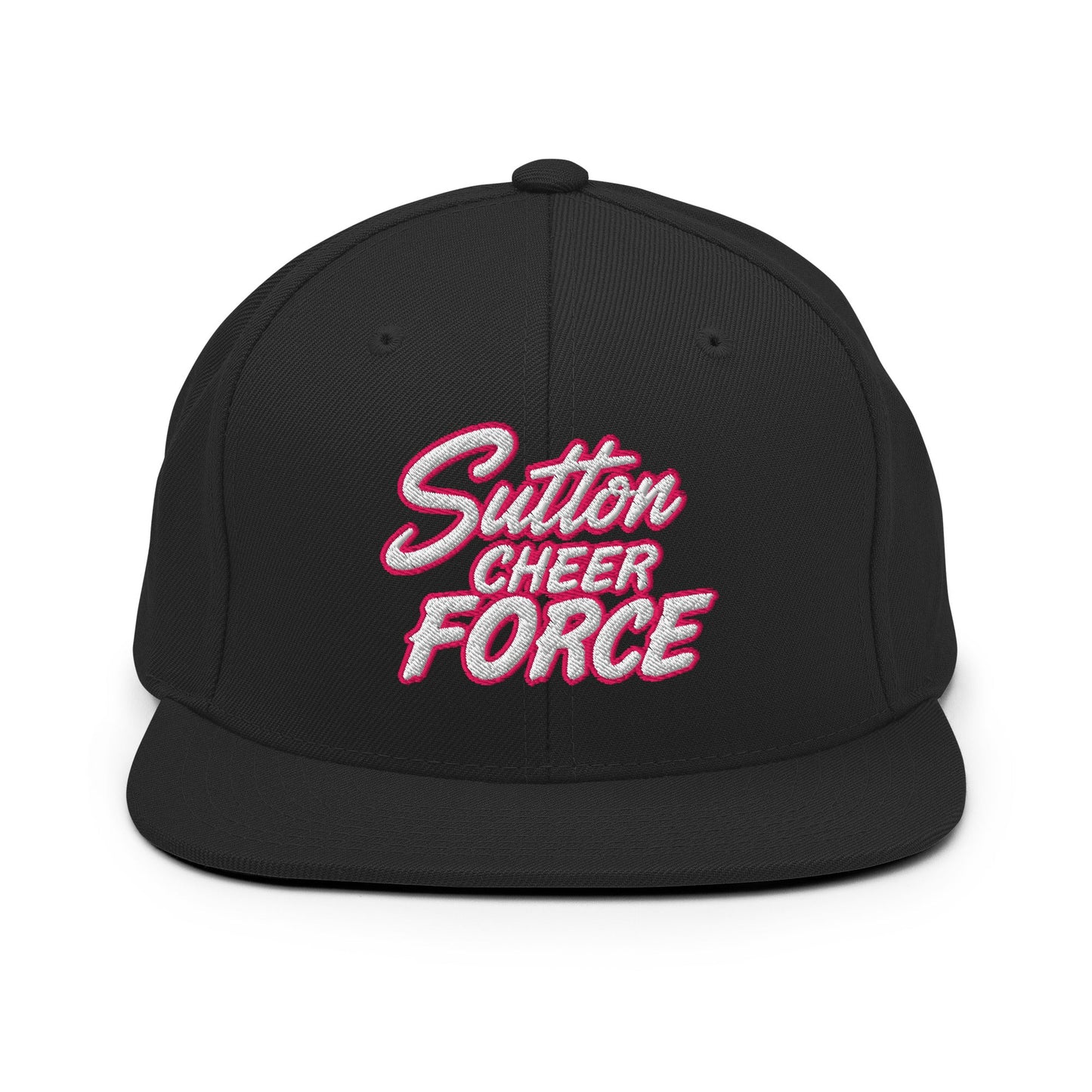 Snapback Hat | Sutton Cheer Force | Script Logo