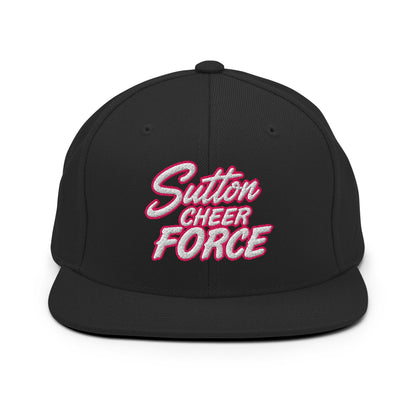 Snapback Hat | Sutton Cheer Force | Script Logo