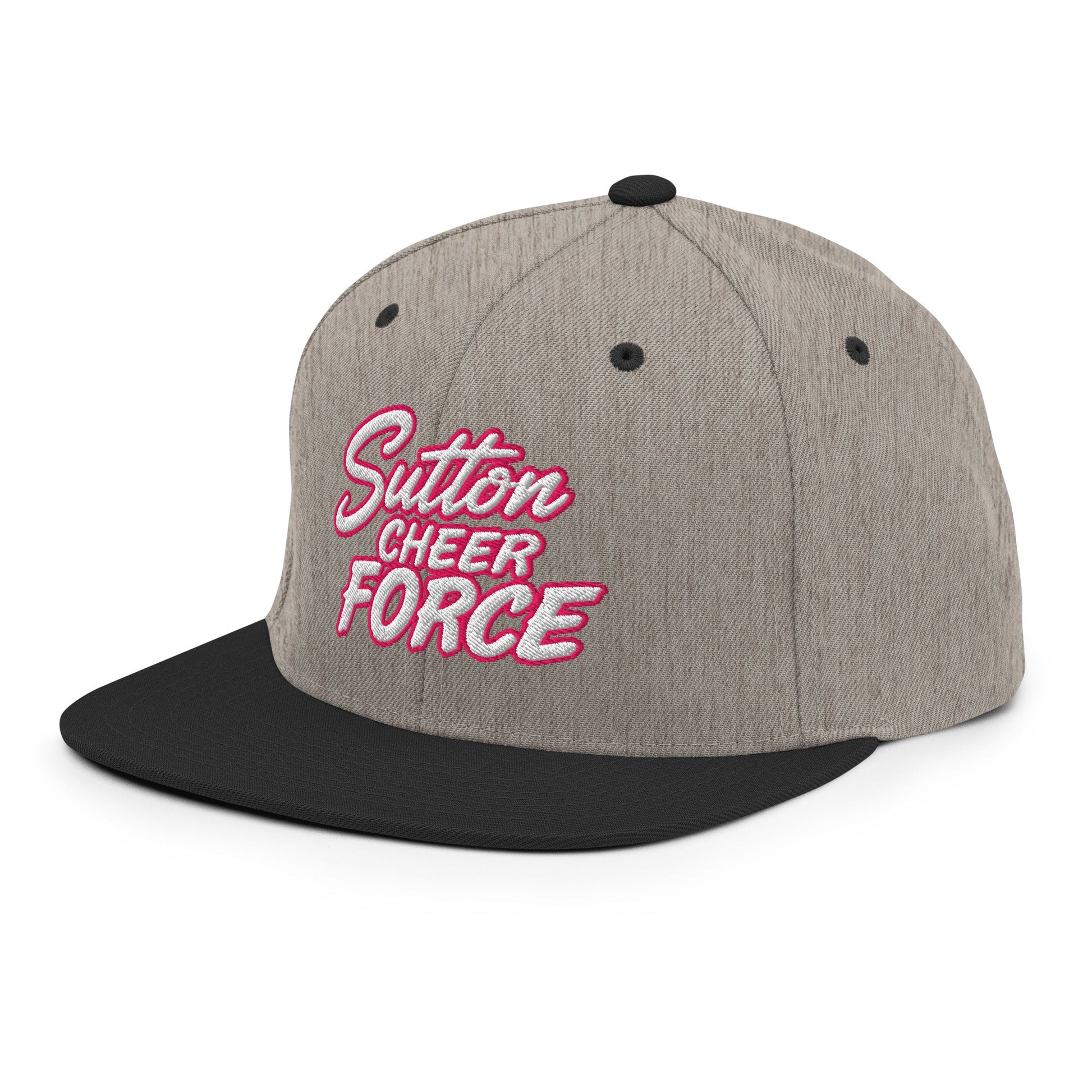 Snapback Hat | Sutton Cheer Force | Script Logo