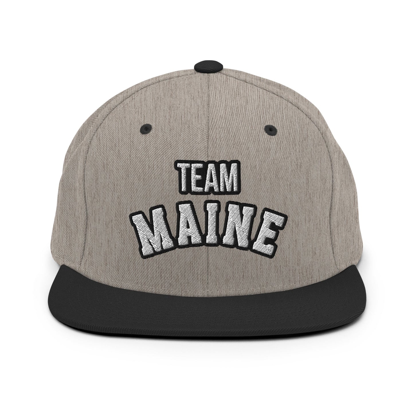 Snapback Hat | Team Maine | Arch Mark Logo