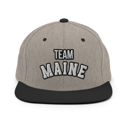 Snapback Hat | Team Maine | Arch Mark Logo
